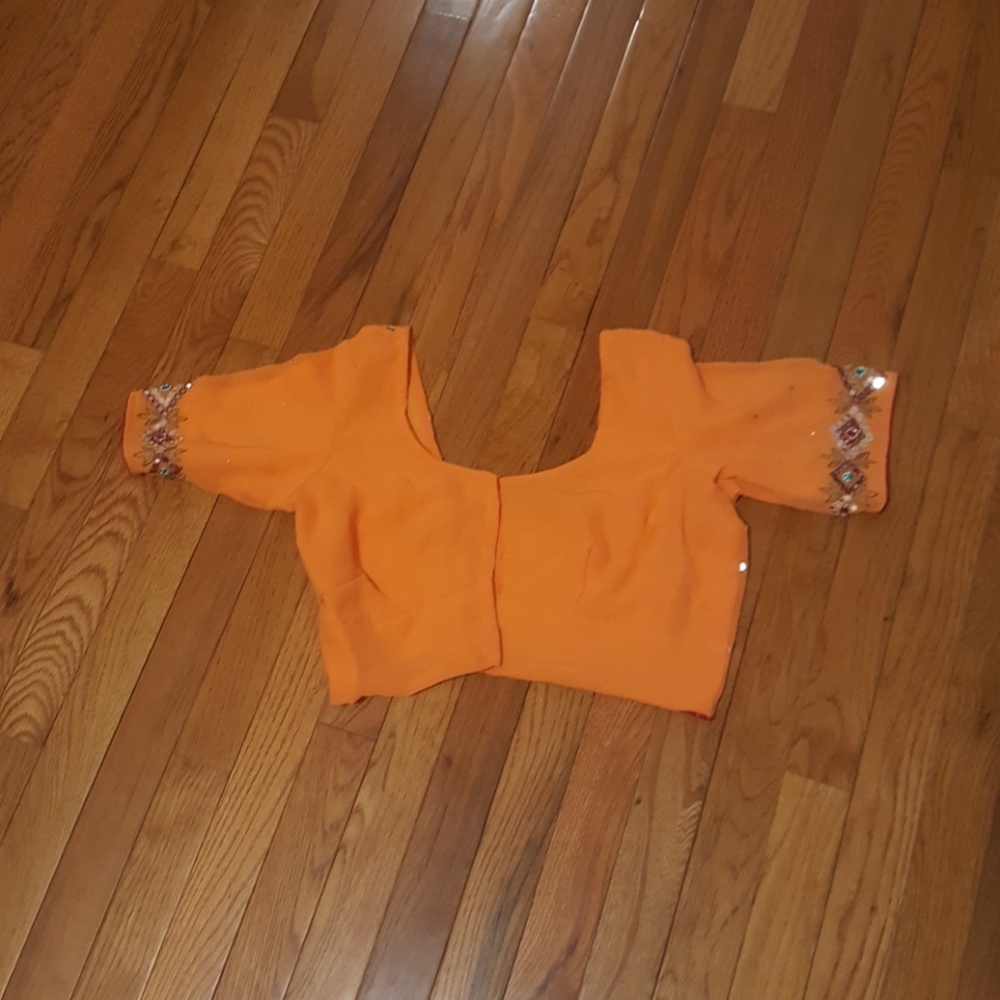 Saree mirror work  blouse size 36"-37" NEW